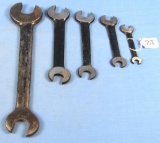 Mixed Wrenches: W23; W27; W31; W33; W39 Dbl Head Engineers Open End; Winchester