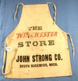 Winchester Store Apron; John Strong Co. South Rockwood; Mich