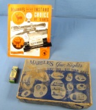 Orig. Cardboard Box Of Marbles Gun Sights & Assorted Sights; Marbles Gun Sights Store Display; Marb
