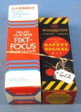 Safety Signal Kit; No. 147 & Deluxe Hi-power Fixt-focus Searchlight; Wx6920; Winchester; Both In Or