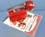 Portable Utility Lantern; Olin Winchester W/orig. Dealer Flyer