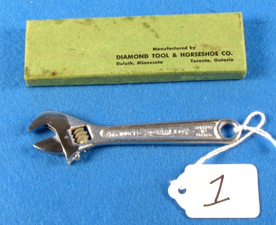 4in Crescent Wrench; Nib; Diamalloy; By Diamond Tool & Horseshoe Co.