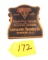 Wall Bill Clip; Autographic Register Co.; Hoboken; Nj ; Brass