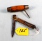 Swedish Barrel Knife; 2 3/4in W/corkscrew; Very Rare