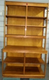 Original Wooden Store Shelving Unit; 4 Ft Wide; 27in Deep & 7 Ft. Tall; Adjustable Wooden Shelves; K