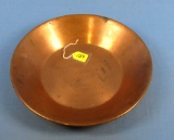 Prospecting Pan; Copper; For Panning Gold; Etc.; Herters Hudson Bay