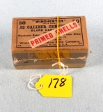 Winchester .32 Cal. Centerfire Primed Shells; Sealed Box Of 50