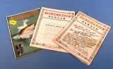 (3) Winchester Herald Magazinesfeb-mar. 1926; Sept-oct. 1925; March 1923 (color Cover; Fish)