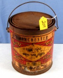 Winchester Private Label Paint Can; Pottstown; Penna; Oxide Paint; Red For Roofs & Barns; 1 Gal.