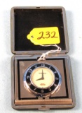 Pocket Watch; W/ Folding Leather Case/stand; Making It A Intraveler's Clockin; Winchester