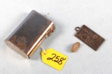 Winchester Pocket Flashlight; #7031 & Peter's Pin & Winchester Brass Fob?