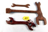 Lot: 3 Wrenches: Kw8; A-34; 3554