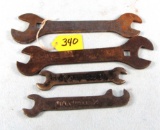 Lot: 2-case Wrenches; 027w; W7658s & 2- Maxwell Wrenches #1; #2