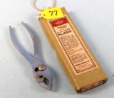 Slip Joint Pliers (combination) In Orig. Box; Dec6; Shapleigh; Nos