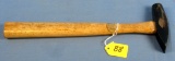 Blacksmith Shop Hammer; Orig. Paint; Orig. Mrkd Shapleigh Hndl. W/partial Sticker