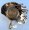 Skillets; Griswold Epu; Ll; Block; Smooth; #3(2);5;6(2);7;8;9