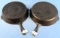 2 Skillets: Favorite Piqua Ware The Best To Cook In; #8 & The Housewares Department Limited; T Eato