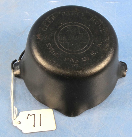 Deep Patty Bowl; P/n 71; Griswold Epu; Block Logo