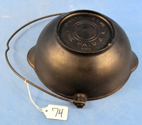 Patty Bowl; Griswold Epu; Block Logo; P/n 871