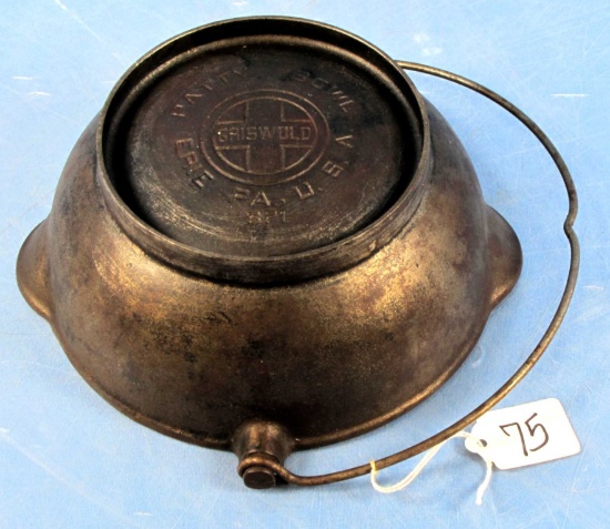 Patty Bowl; Griswold Epu; Block Logo; P/n 871