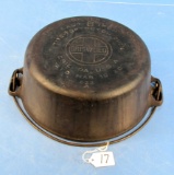 #8 Tite-top Dutch Oven; Griswold; Ll; Block; Epu; P/n 833 W/patent