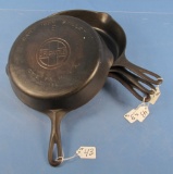 Skillets; Griswold; Epu; Ll; Block; Smooth; #8(3); 9