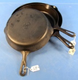 Skillets; Griswold Erie Pa; Sl; Smooth; #7;8;10