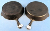 2 Skillets: Favorite Piqua Ware The Best To Cook In; #8 & The Housewares Department Limited; T Eato