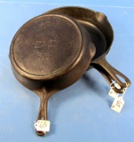 3 Skillets; Griswold; Erie; Ll; Slant; Hr; #8 & Griswold; Epu; Ll; Slant; Hr. #9(2)