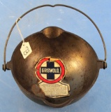 Patty Bowl; Griswold Epu; Block Logo; P/n 871; W/paper Label Inside