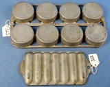 (2 Items) No. 262 Griswold Crispy Corn Or Wheat Stick Pan Epu; P/n 625 (tea Size) & No. 8 Muffin Pa