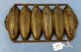No. 28 Wheat & Corn Stick Pan; P/n 839 (griswold); Iron (open)