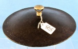 Cast Iron Lid; 7 Fb (lodge?); Distinctive Shaped Knob