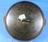 No. 9 Self Basting Skillet Cover; Low Dome; Raised Letter; Griswold Epu; Ll; Block; P/n 469 (2 Pate