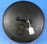 #9 Dutch Oven Lid; High Dome W/raised Logo; Griswold; Self Basting W/patent; Ll; Block; P/n 1262