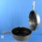 No. 8 Hinged Double Skillet; Hammered; Griswold Sl; Erie Pa; Chrome; P/n 2040/2028 W/extra Hinged L