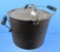 #9 Safety Kettle; Griswold; Ll; Slant; P/n 861 W/tin Lid