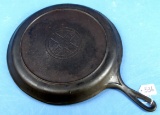 #12 New England Griddle (n.E) Griswold; Ll; Slant; P/n 708; Bottom Has Leathery Feel