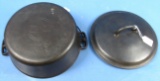 #8 Dutch Oven; High Dome; Plain; Griswold Ll; Slant; Erie; P/n 833/2551