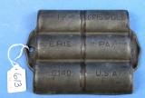 #17 French Roll Pan; Griswold Epu; P/n 6140; Var. 3