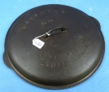 #14 Self Basting Skillet Cover; Griswold Epu; Ll; Block; Low Dome; Raised Letter; P/n 474
