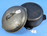 No. 8 Hinged Hammered Dutch Over & Lid; Griswold Sl; Erie; Pa; P/n 2058/2098