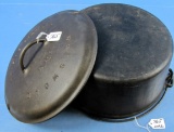 #11 Dutch Oven; Griswold Tite-top Baster Epu & Raised Letter Lid Ll; Slant; Patents; P/n 2554/836