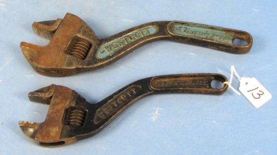 2 Adj. S Wrenches (westcott; The Keystone Mfg. #80; #82)