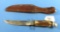 Hunting Knife W/sheath; Ec Soligen; Germany; 55x