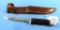 Hunting Knife W/sheath; Jean Case Cutlery; Little Valley Ny