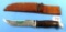 Hunting Knife W/sheath; Case Xx 323-6