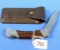 Pocket Knife; Lock Back; W/sheath; Imperial #3754315