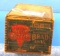 Wooden Store Box; 6in X 4 1/2in X 4in; Ecs Keen Kutter Blue Brand Brad Awls; #110; Paper Label; Sli