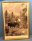 Framed Poster; Winchester Supreme Frees Your Time To Pursue Other Things; Sepia Toned W/moose; Appr